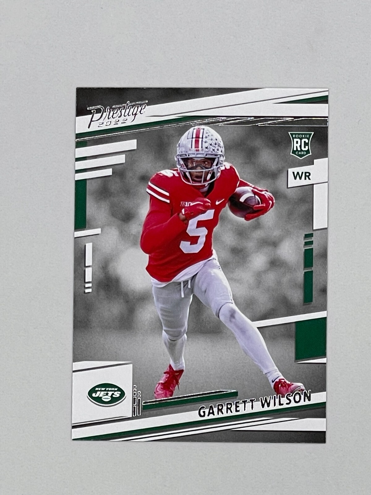 2022 Prestige #308 Garrett Wilson Rookie Card