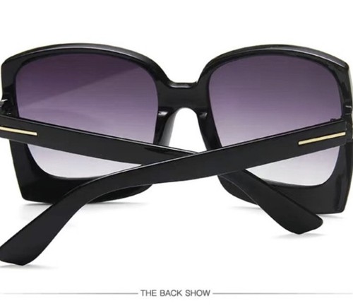 Sonnenbrille Boutique Luxus übergroßes Gestell Unisex Farbtöne in schwarz. - Bild 4 von 5