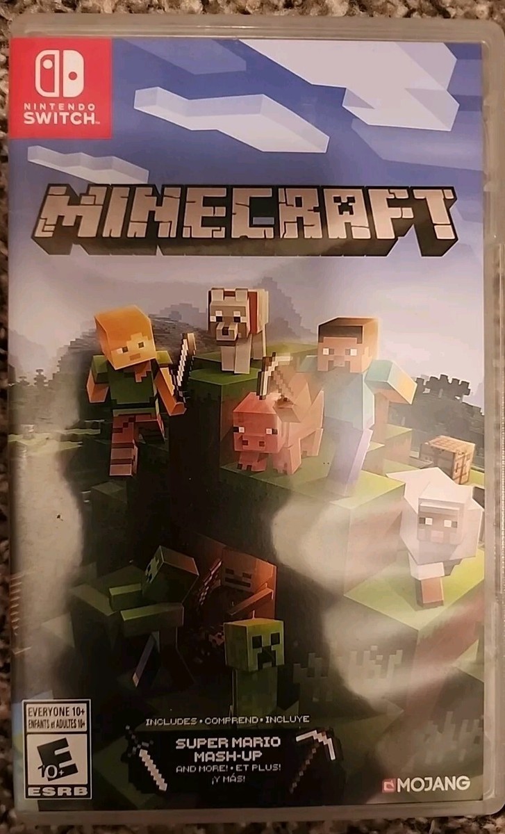 MINECRAFT 2018 Nintendo Switch CASE ONLY NO GAME no manual | eBay