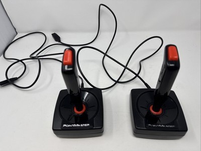 VIntage Discwasher Atari 2600 Pointmaster Joystick Controller (Lot Of 2) No Test