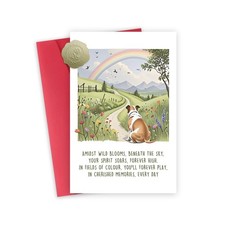 Dog Sympathy Card,Loss of Dog Sympathy Gift,Condolence Card for Do