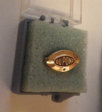 Vintage 14K Yellow Gold DuPont Company Employee Service Pin 2.2 gr