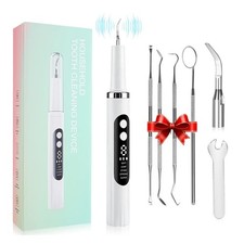 Ultrasonic Electric Tooth Cleaner Tartar Plaque Remover Dental Scaler Tool Kit
