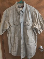 Men's LG Wrangler Riggs Workwear 100 Tan Cotton, Exc Cond