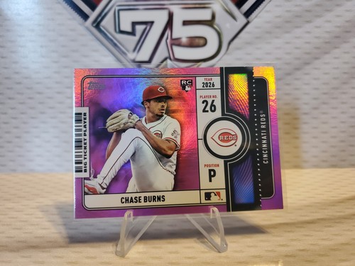 2026 Topps Series 1 Chase Burns Pink Foil (RAW)