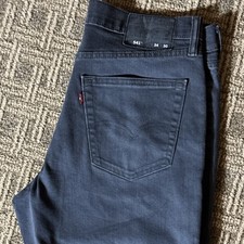 Levi's 541 Straight Men's Jeans Gray Denim Medium Wash 5-Pocket Design