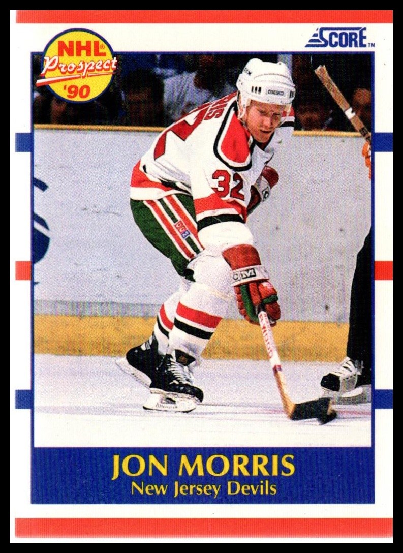 1990-91 Score Canadian #401 Jon Morris