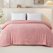Blanket Soft Warm Fleece Lightweight Fuzzy Throw Blanket for Bed Twin Queen King
