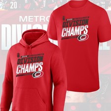 FREESHIP - Carolina Hurricanes 2026 Metropolitan Division Champions Hoodie Tee