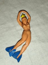 DDR Ostsee Souvenir /Losbude Rummel /Gewinn - Wasser Nixe  Gummi  Höhe 9 cm RAR