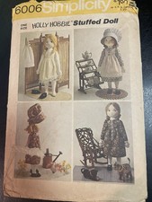 Vintage 1973 Simplicity Holly Hobbie Sewing Pattern