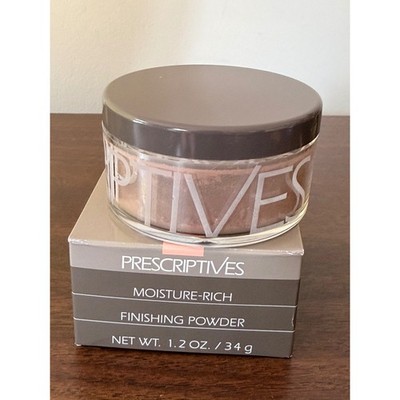 Prescriptives Moisture-Rich Finishing Powder Deep Tint 1.2oz 34g New in Box