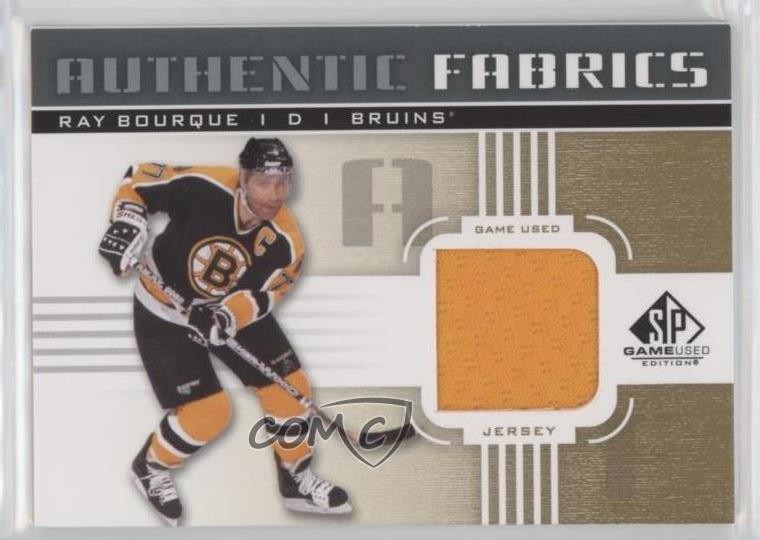 2011 SP Game Used Edition Authentic Fabrics Gold Ray Bourque (D) #AF-RB HOF n1u