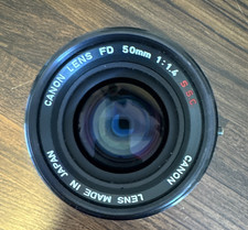 Canon FD 50mm f/1.4 S.S.C. Manual Focus Lens NEAR MINT CONDITION SKU 1475724