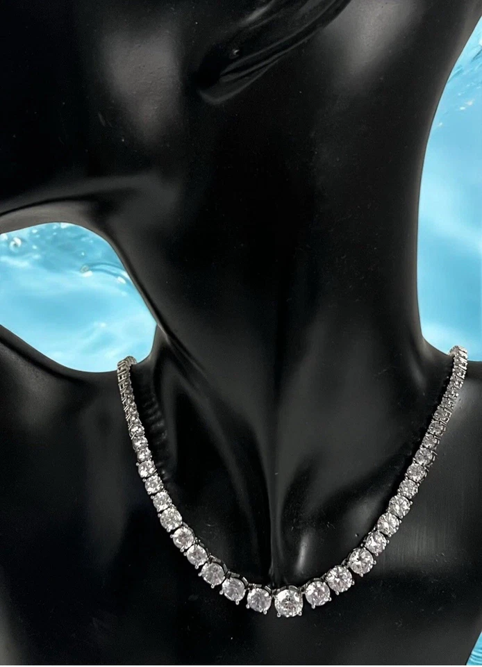 "Collar tenis Rachel Zoe circonita cúbica 17"" Los Ángeles Nueva York Nueva York" Foto 4 de 4