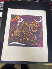 Fb28 Fotolitografia CORRADO CAGLI Lettera P - Bolaffiarte FIRMATA NUMER  Bolaffi