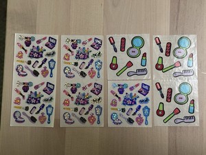 90s Sandylion Stickers Complete Modules Sheets Cosmetics Makeup