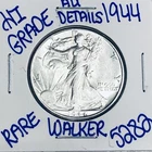 1944 WALKING LIBERTY SILVER HALF DOLLAR AUTHENTIC U.S.MINTCOIN FREESHIPPING 5282