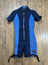 Bare Black Blue Wetsuit Power Stretch Sz 10 EUC