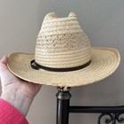Ranch Western Wear Vintage Straw Western Cowboy Hat Strap Size 6 3/4 Men Women — photo 4