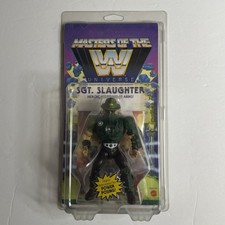 Masters of the WWE Universe Sgt. Slaughter Wave 7 MOTU New Unpunched See Photos