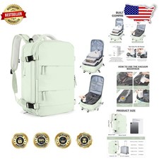 Vacuum Compression Backpack for Travel - 15.6...