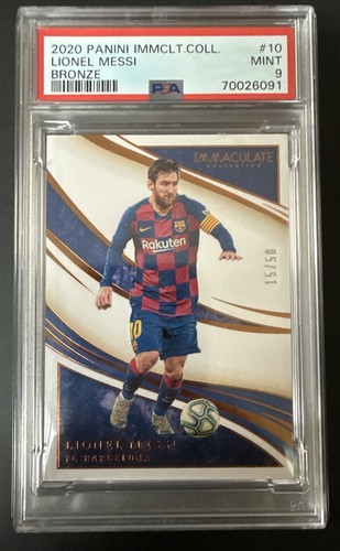 Lionel Messi [Bronze] #10 2020 Panini Immaculate Collection card
