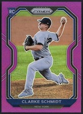 2021 Panini Prizm Clarke Schmidt RC #75 Purple Prizm  - New York Yankees