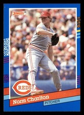 Norm Charlton 1991 Donruss #384 Cincinnati Reds FREE SHIPPING *089