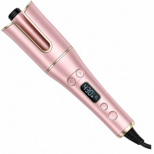 Automatic Hair Curler with LCD Display 1 Rotating Barrel, 4 Heat Settings, 3