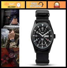 Men's Tactical Military Watch - Waterproof Analog Field Watch, 12/24H Time, Nylo