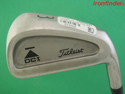 Titleist DCI Black Triangle Single 3 Iron Steel DG X100 Shaft Mens Right Hand