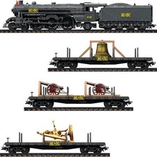 Trix Trix 25492 AC/DC H0 Dampflok Black Ice + 48837 + 46270 + 46930 SET H0 + Neu