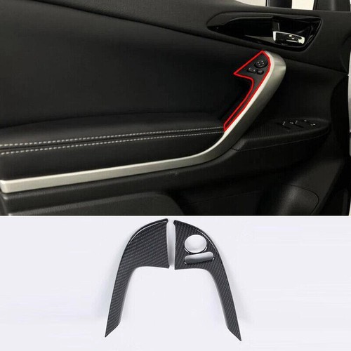 Carbon Fiber Interior Door Armrest Cover For Mitsubishi Eclipse Cross 2018-2023 - Picture 5 of 6