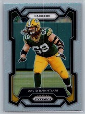 2023 Panini Prizm #108 DAVID BAKHTIARI Silver Packers