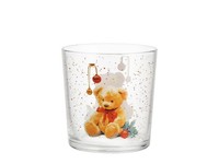 H&h Set 3 Bierbecher Treasure Aus Dekoriertem Glas, 35 Cl