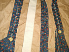 Civil War SALE SALE Suspenders DARK BLUE & RED Cotton Hand sewn UNION REB — photo 3