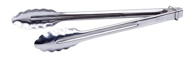 Winco Heavy-Duty Stainless Steel Utility Tongs, 12''