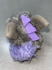 PUSHEEN GUND gray with purple furry keychain animal — photo 3