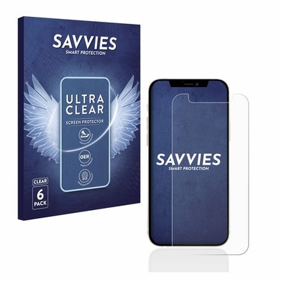6x Schutzfolie für Apple iPhone 12 mini Display Schutz Folie