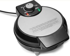 Amazon Basics Belgian Waffle Maker with Ceramic Non-Stick Plate, Browning Contro
