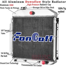 3-row Aluminum Radiator For 1957-1960 1958 1959 Ford F100 Truck Chevy V8