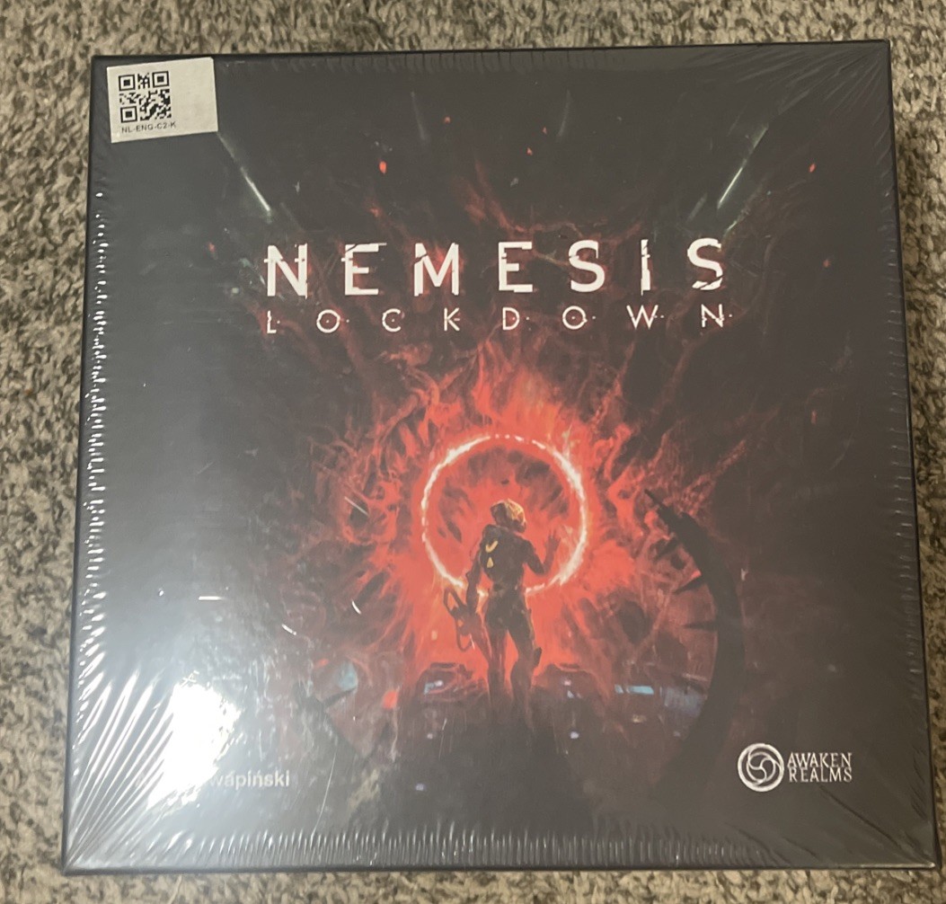 Nemesis Lockdown Base Complete Game Awaken Realms - NIB - Sealed - Minor Damage