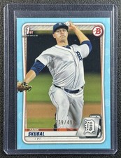 TARIK SKUBAL 2020 BOWMAN #BP-108 PROSPECT SKY BLUE 279/499 TIGERS