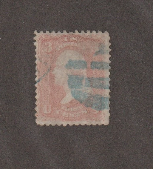 George Washington 3 Cent Stamp In Used Us Stamps (19th Century