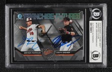 BAS 2018 Bowman Draft Cadyn Grenier Grayson Rodriguez #BAL BGS Authentic 03hd