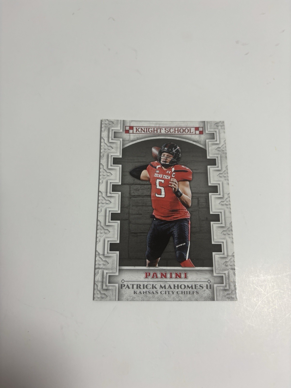 2017 Panini Patrick Mahomes II Knight School Rookie RC #KNS-PM Chiefs