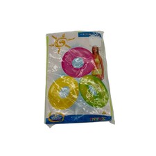 Vintage 2002 Intex The Wet Set 36  Yellow Swim Ring Float Nostalgic Pool Toy New