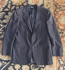 Vintage Polo Ralph Lauren Wool Blazer Men's 38-40 Blue Sport Coat Jacket USA