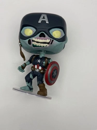 NO BOX - POP Marvel: What If? - Zombie Captain America Funko Pop!